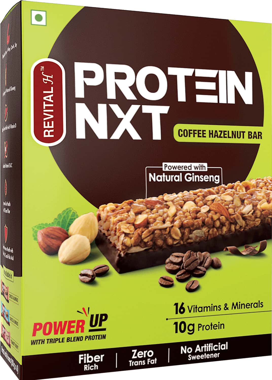 Revital H Protein Nxt 10g Protein Bar Coffee Hazelnut - 50g
