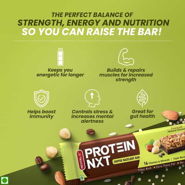 Revital H Protein Nxt 10G Protein Bar Coffee Hazelnut - 50G