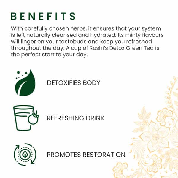 Roshi Detox Green Tea - 25 Tea Bags