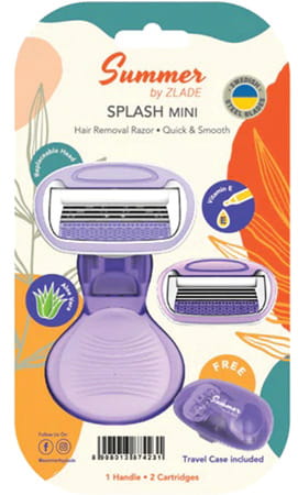 Summer By Zlade Sensation Hair Removal Razor For Women With Large Hydrating Bar