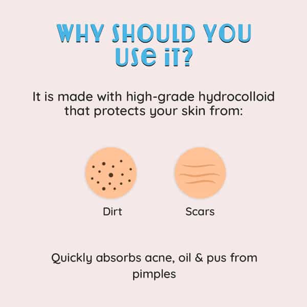 Furr Haldi & Neem Acne Relief Patches With Hydrocolloid | 60 Patches