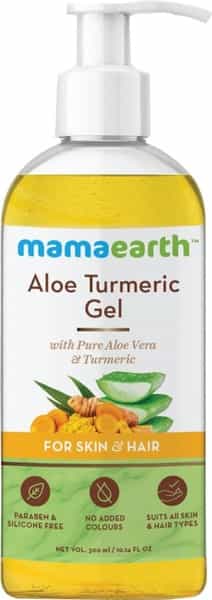 Mamaearth Aloe Turmeric Gel For Skin & Hair Care - 300 Ml