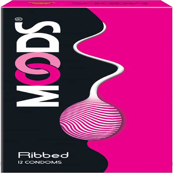 Moods Ribbed Condoms - Pack Of 12S