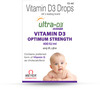 Ultra D3 Natural Pineapple Flavour 400Iu Vitamin D3 For Infants Vitamin Drops Bottle Of 15 Ml