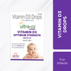 Ultra D3 Natural Pineapple Flavour 400Iu Vitamin D3 For Infants Vitamin Drops Bottle Of 15 Ml