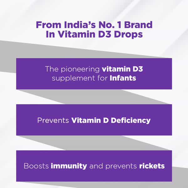 Ultra D3 Natural Pineapple Flavour 400Iu Vitamin D3 For Infants Vitamin Drops Bottle Of 15 Ml
