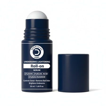 Dermistry Aha Kojic Niacinamide Underarms Lightening Brightening Deodorant Roll On Serum 50ml