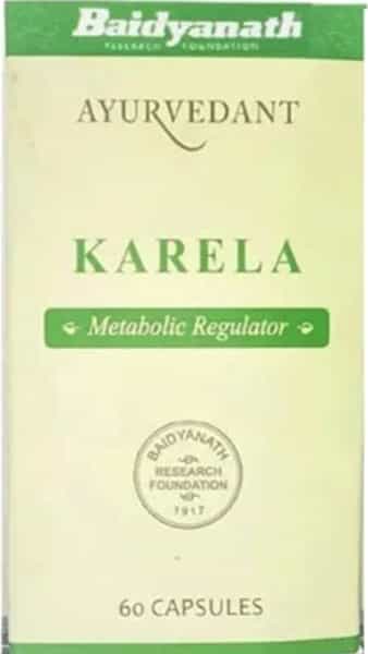 Baidyanath Jhansi Karela Cap 60 Cap (Pack Of 2)