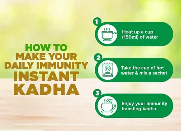 Zandu Ayush Kwath Ghan Immunity Booster Kadha - 30 Instant Pre-Mix Sachets