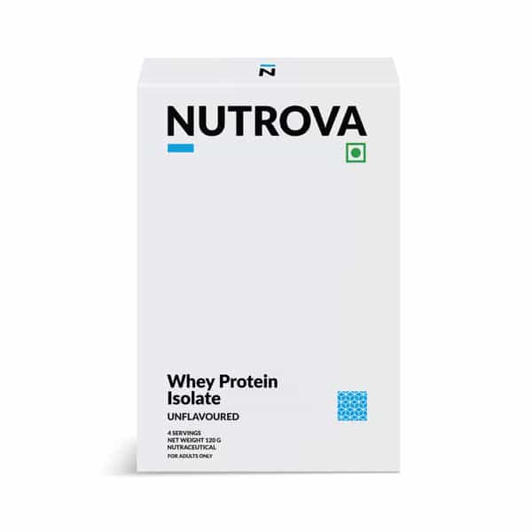 Nutrova Whey Protein Isolate (Unflavoured) - Travel Pack