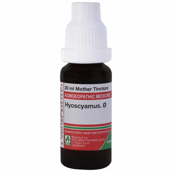 Adel Hyoscyamus. Mother Tincture Q 20 Ml