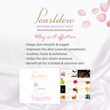 Pearldew Handmade Bathing Bar (75 Gm X 12) | Combo Pack Of 12 Pack Of 1