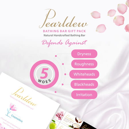 Pearldew Handmade Bathing Bar (75 Gm X 12) | Combo Pack Of 12 Pack Of 1