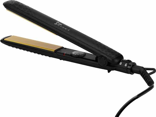 Syska Keratin Plus Technology Instant Heating Temperature Control Hs6830 Hair Straightener (Black)