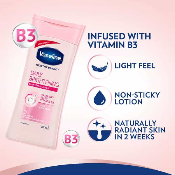 Vaseline Healthy Bright Daily Brightening Body Lotion-200 Ml