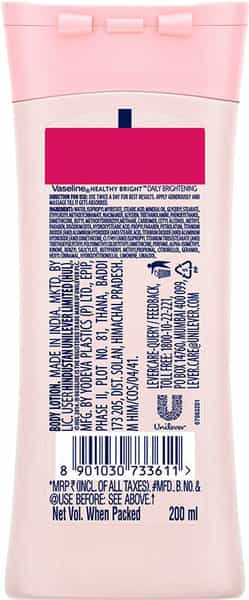 Vaseline Healthy Bright Daily Brightening Body Lotion-200 Ml