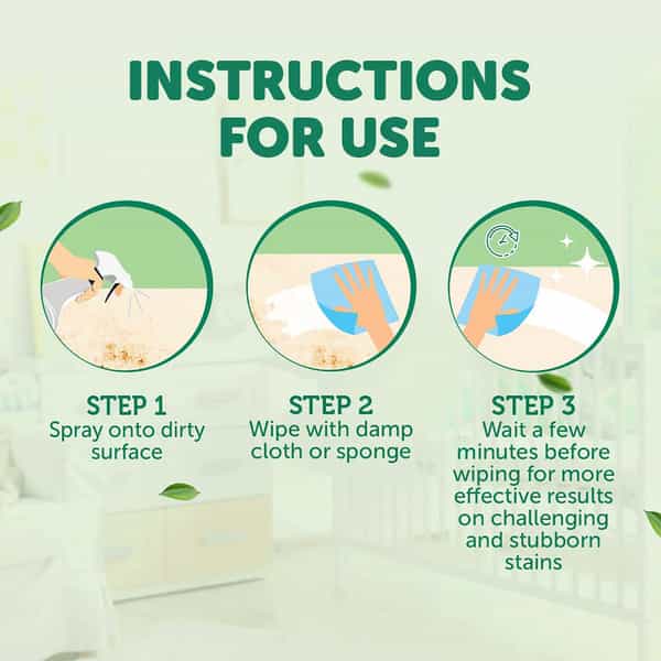 Cif Baby Multi-Purpose Liquid Cleaner Spray 100% Naturally Derived Ingredients 500Ml