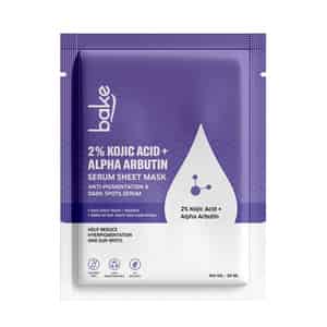 Bake 2% Kojic Acid + Alpha Arbutin Sheet Mask For Bright Skin