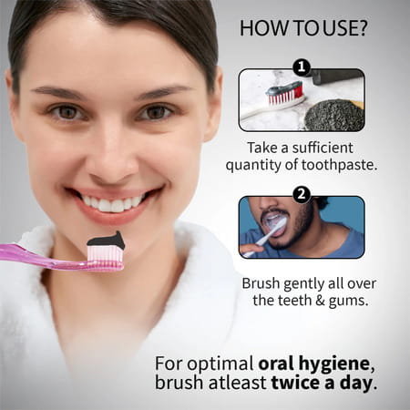 Ayouthveda Charcoal White Toothpaste 100 Gm