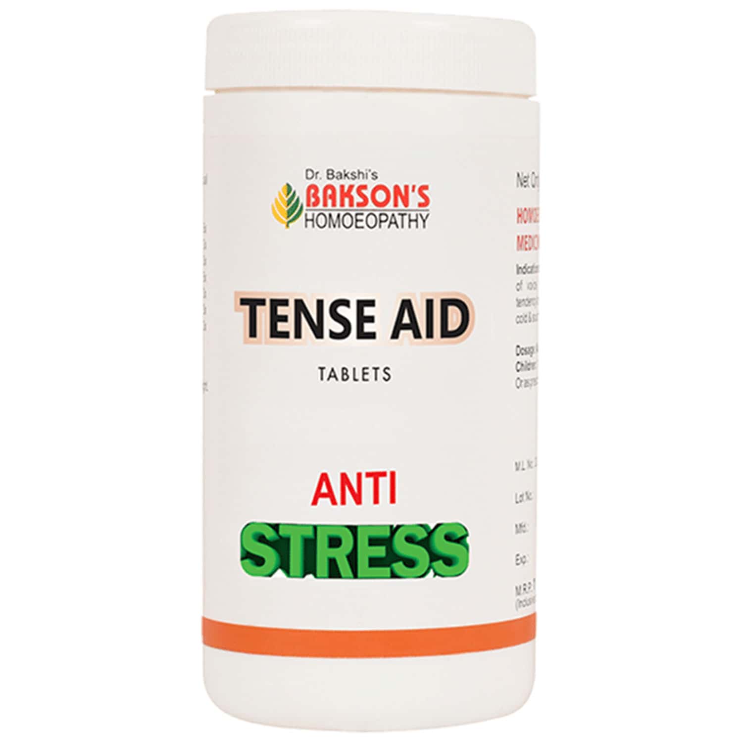 Baksons Tense Aid Tablet 200