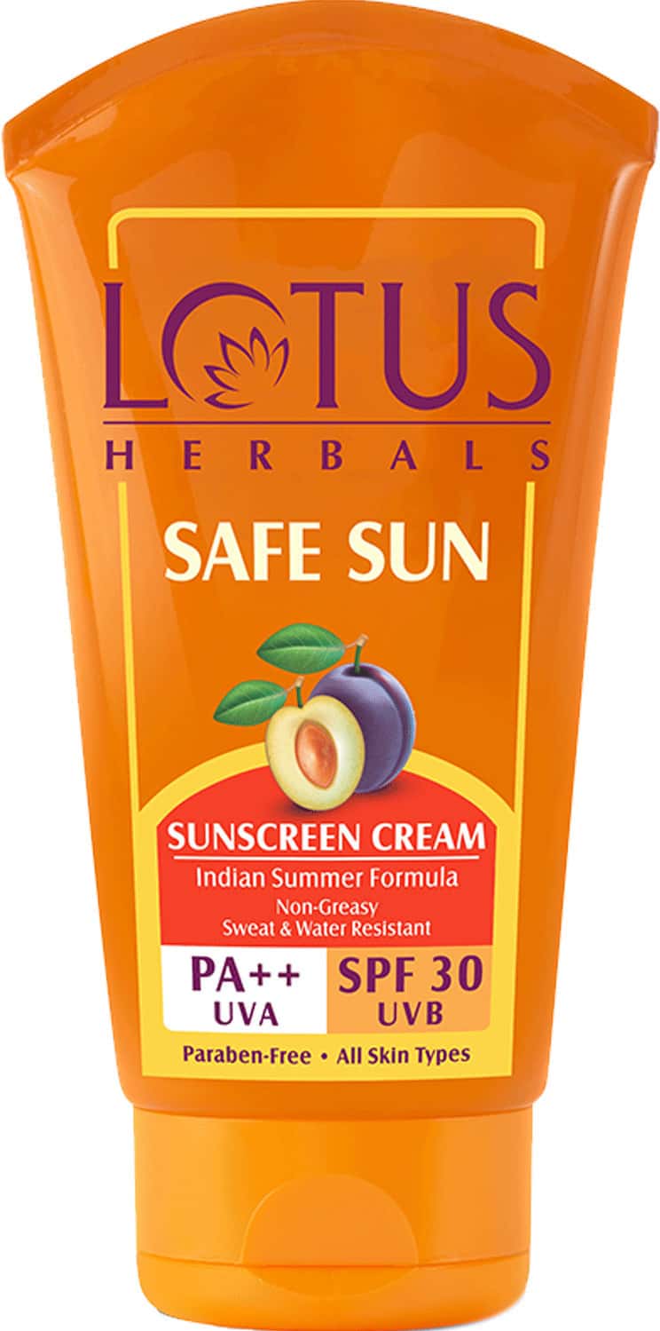 Lotus Herbals Safe Sun Sunscreen Cream Pa++ Spf-30 Indian Summer Formula - 50 G
