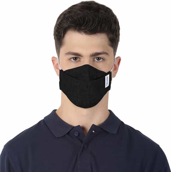 Carriall Adult Unisex 3 Layer Reusable Washable Cotton Mask (Camsl081) Pack Of 3