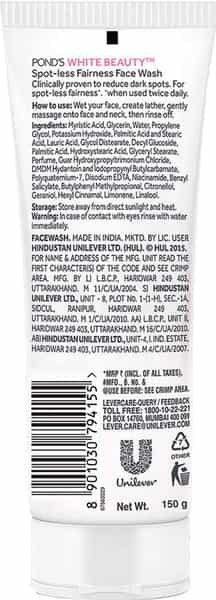 Pond's Bright Beauty Spot-Less Face Wash - 150 G