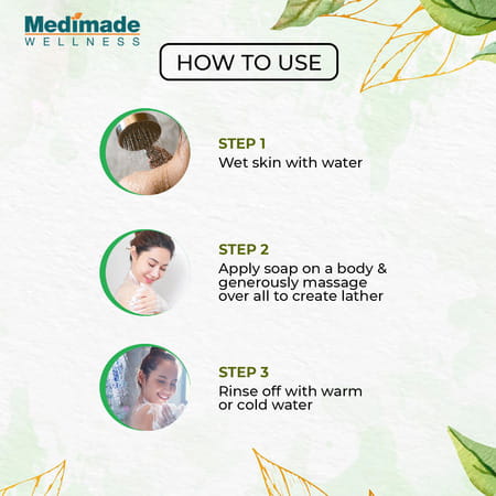 Medimade Neem & Tulsi Premium Soap - 100 Gm X 3 ( Pack Of 3 )