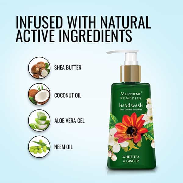 Morpheme Remedies Hand Wash White Tea & Ginger 250Ml