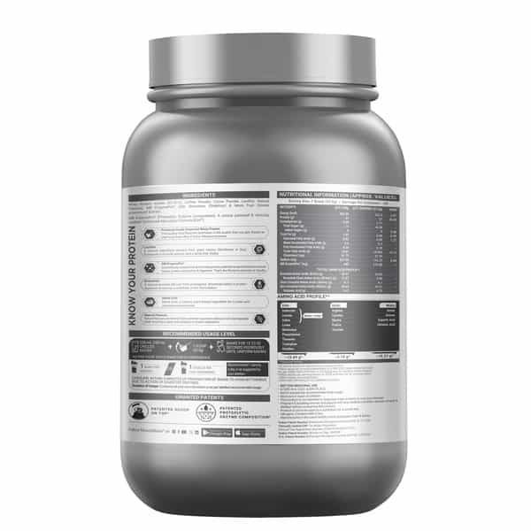 Muscleblaze Biozyme Iso-Zero | Low Carb Whey Protein Isolate (Blue Tokai Cafe Latte | 1Kg)