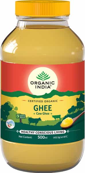 Organic India Cow Ghee - 500 Ml Bottle