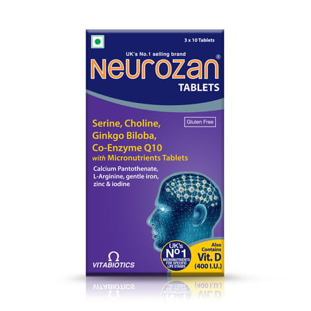 Neurozan 400 Iu Strip Of 10 Tablets