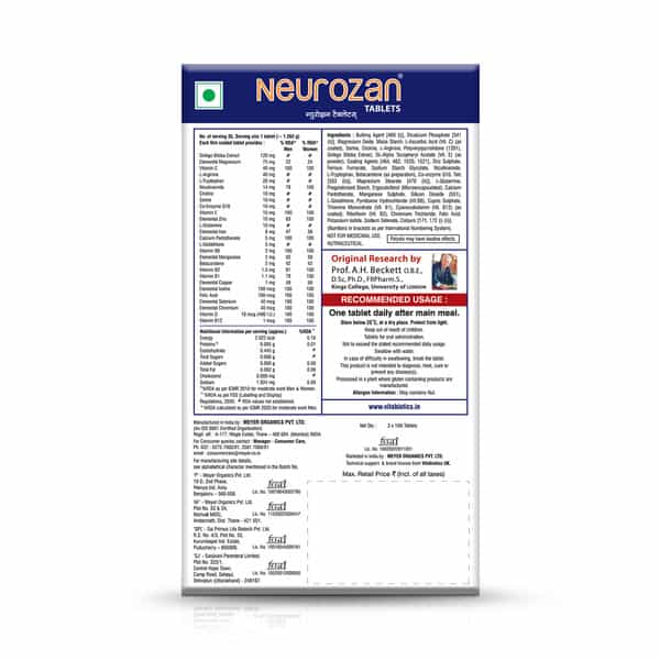 Neurozan 400 Iu Strip Of 10 Tablets