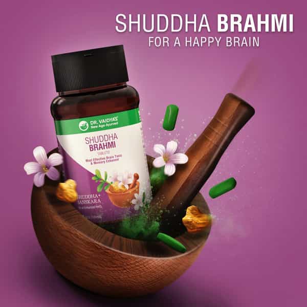 Dr. Vaidya's Shuddha Brahmi Tablet 60S P1