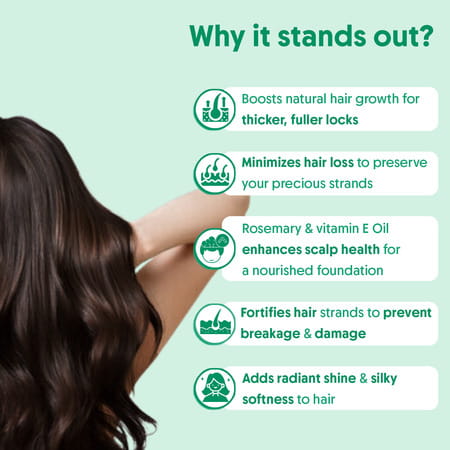 Aravi Organic Rosemary Lavender Hair Growth Oil - Strengthens Hair - 200ml