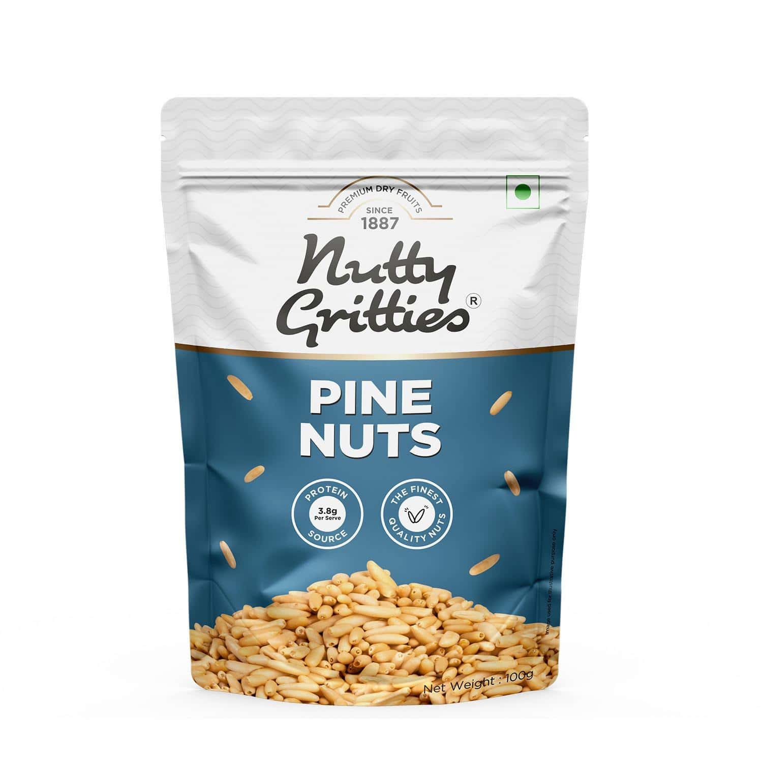 Nutty Grtties Raw Pine Nuts - 100g