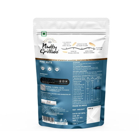 Nutty Grtties Raw Pine Nuts - 100g