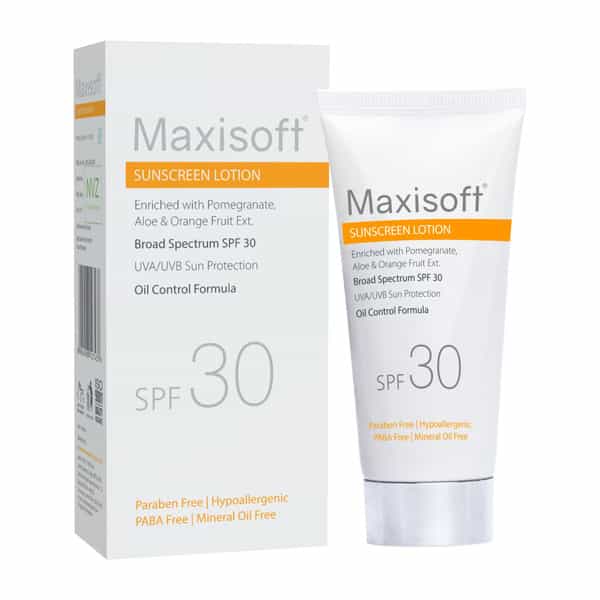 Maxisoft Sunscreen Lotion Spf 30 | Oil Control Formula | 50 Ml