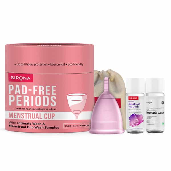 Sirona Pro Super Soft Reusable Fda Approved Menstrual Cup - Large (1 Unit)