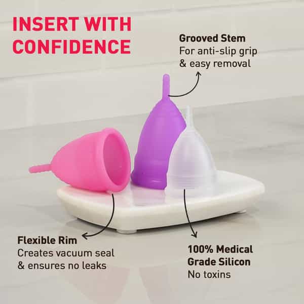 Sirona Pro Super Soft Reusable Fda Approved Menstrual Cup - Large (1 Unit)