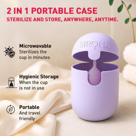Sirona Pro Super Soft Reusable Fda Approved Menstrual Cup - Large (1 Unit)