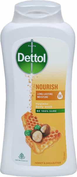 Dettol Nourish Honey And Shea Butter Body Wash 250 Ml