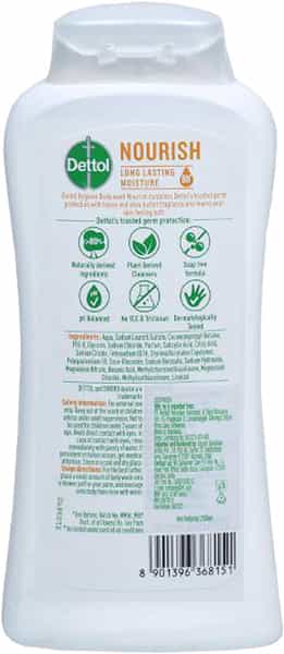 Dettol Nourish Honey And Shea Butter Body Wash 250 Ml