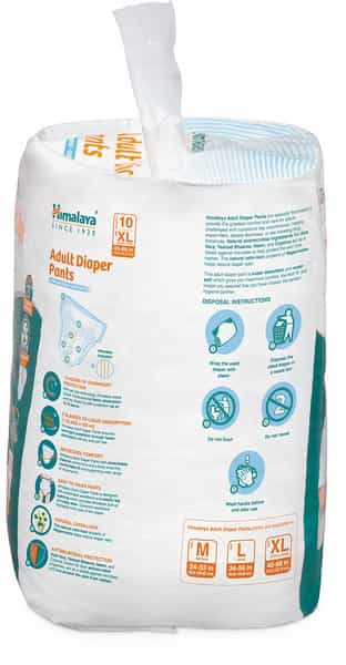 Himalaya Adult Diaper Pant Style Extra Large Size Pack Of 10
