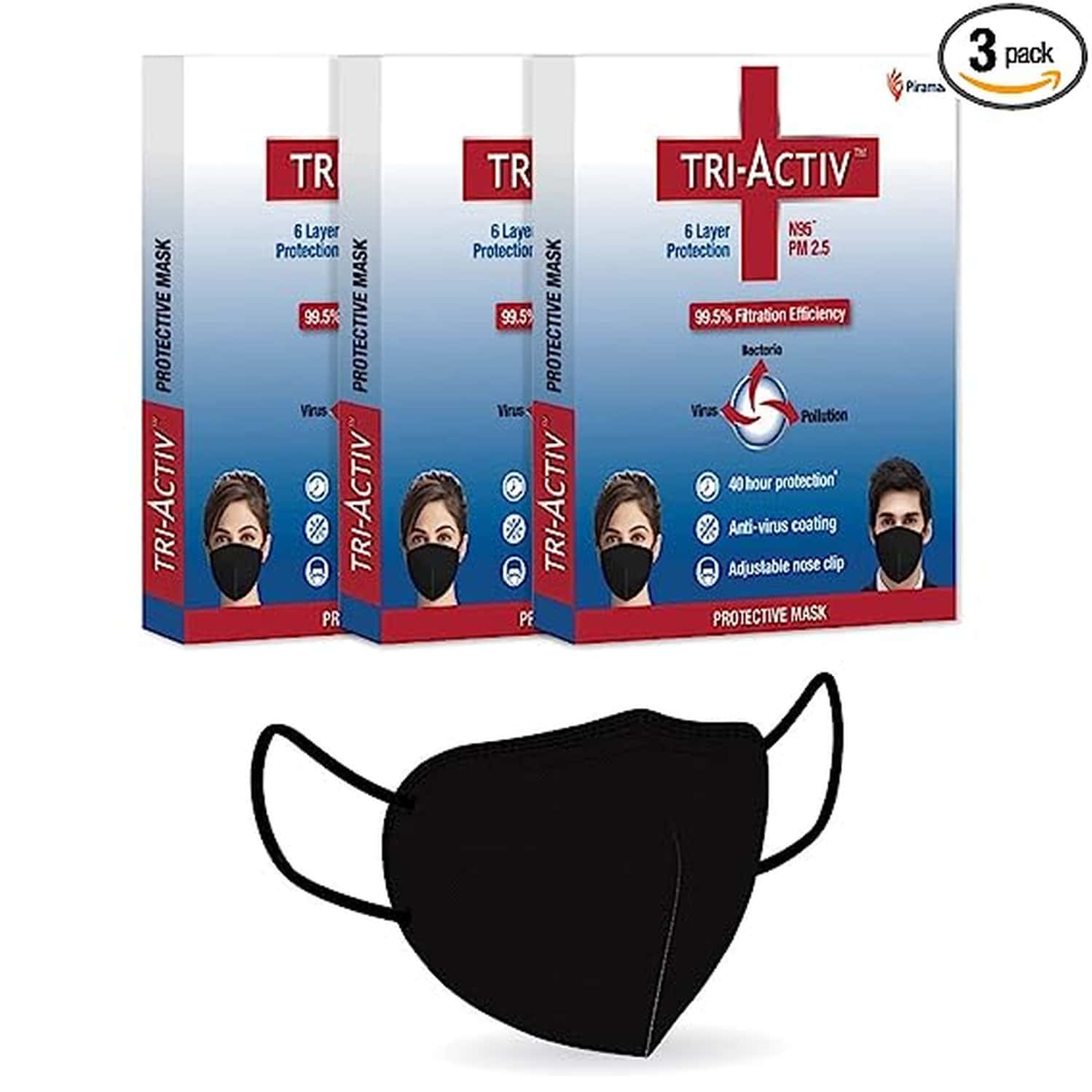 Tri Activ Mask - Pack Of 3