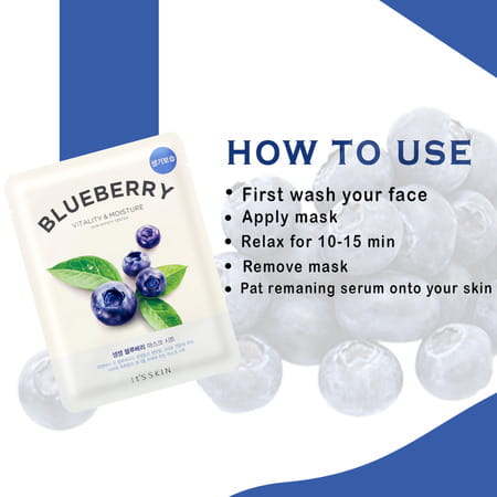It'S Skin The Fresh Mask Sheet - Blueberry - Pack Of 3