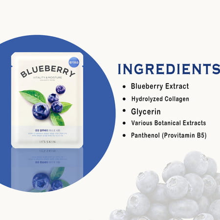 It'S Skin The Fresh Mask Sheet - Blueberry - Pack Of 3