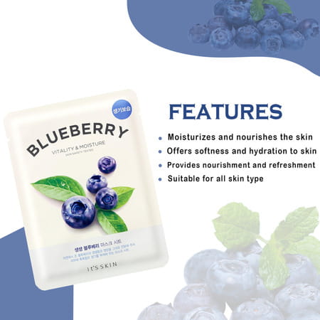 It'S Skin The Fresh Mask Sheet - Blueberry - Pack Of 3