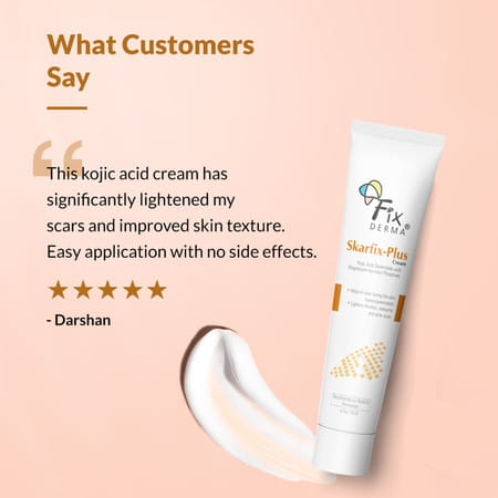 Fixderma Kojic Acid + Arbutin Skarfix-Plus Cream For Hyperpigmentation And Melasma Treatment 30 Gm