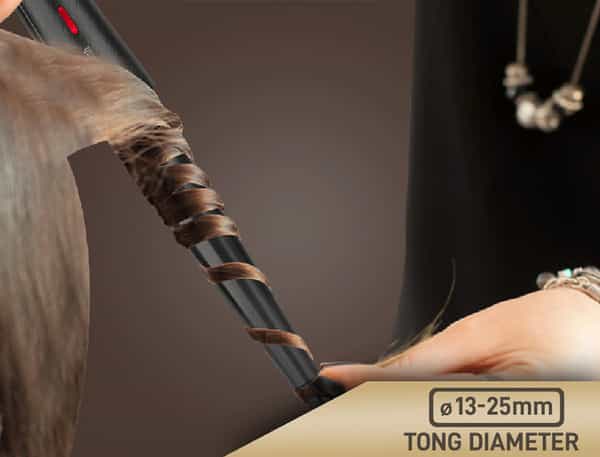 Syska Hc650 Electric Hair Curler (Barrel Diameter: 25 Mm)